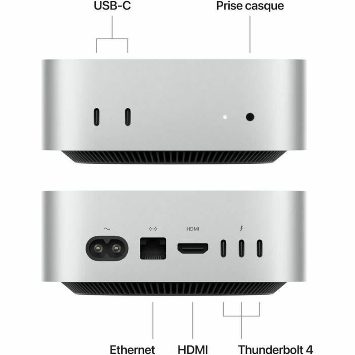 Mini PC Apple Mac Mini M4 16 GB RAM 512 GB SSD-4